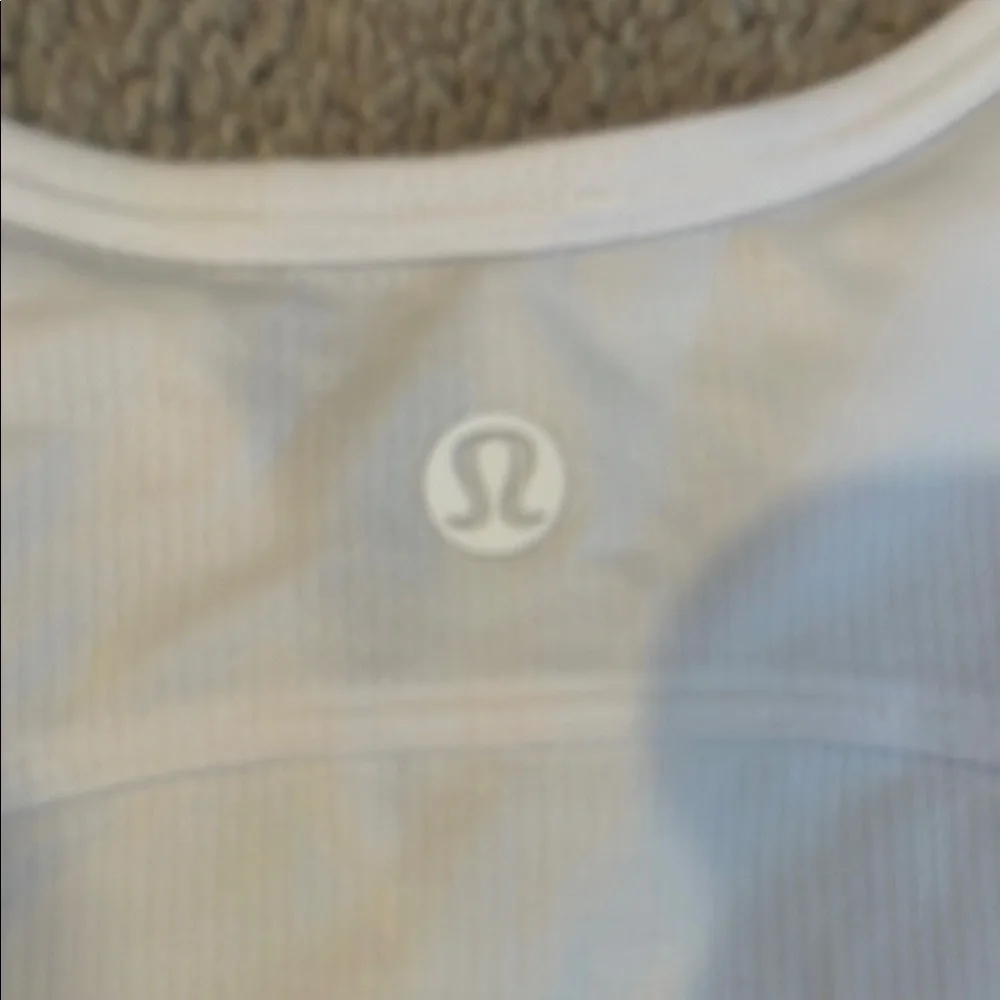 Lululemon Athletica White Tank Top
